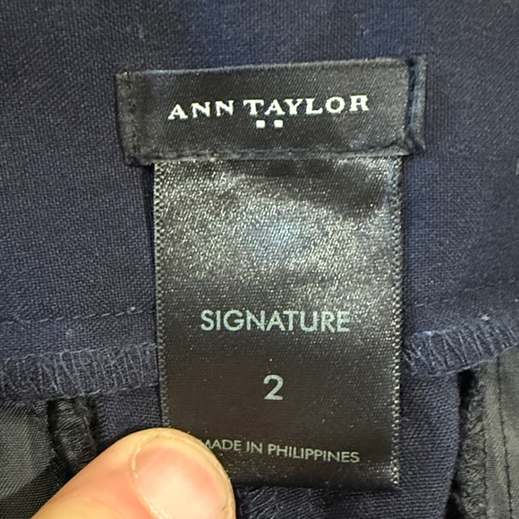 Ann Taylor Women's Navy Trousers - Picture 7 of 8